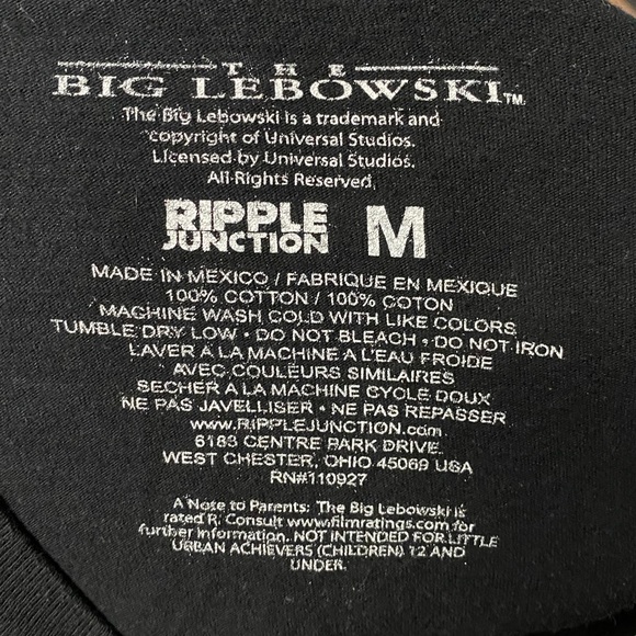 The Big Lebowski Abide Movie Shirt Size Medium - Picture 3 of 3